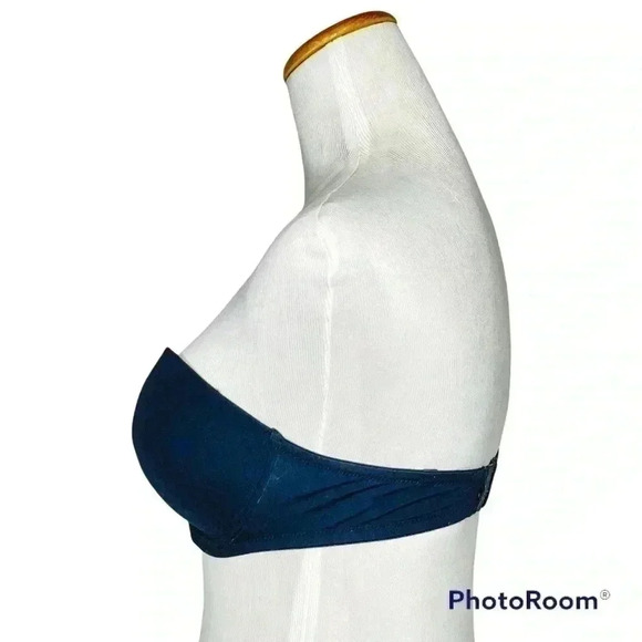 PINK Victoria's Secret Wear Anywhere Push-Up, Strapless, Black Bra, 34D - Picture 3 of 7